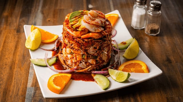 Torre de Mariscos Tostada.