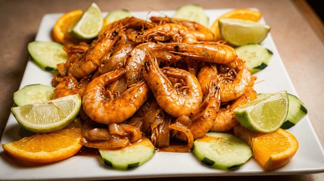 Camarones Cucaracha.