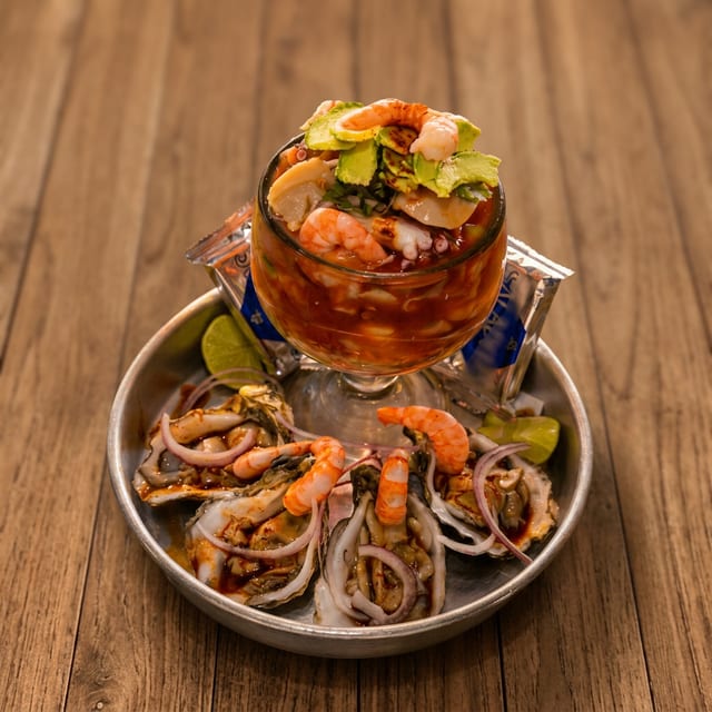 Coctel de Ostión (Oyster).